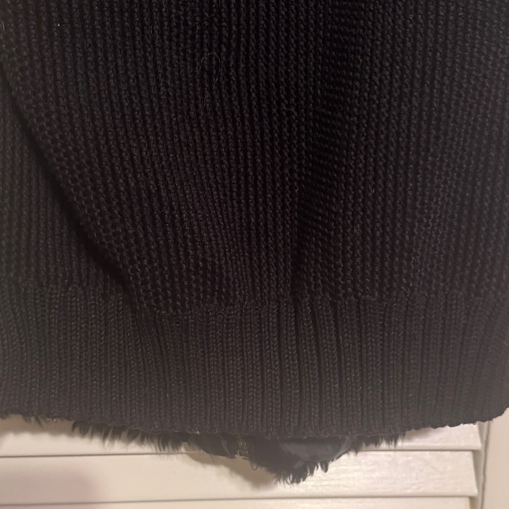 Maurices Black Faux Fur Vest - Plush Layering Piece - Picture 5 of 8